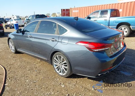 2017 Genesis G80 5.0 Ultimate z USA, uszkodzony, nr VIN KMHGN4JF4HU202284